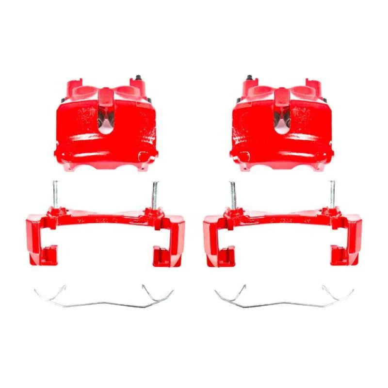 PowerStop Power Stop Red Calipers w/Brackets - Main Product View