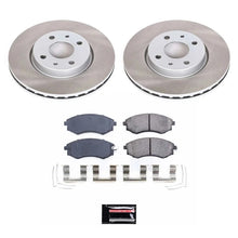 Load image into Gallery viewer, PowerStop Power Stop Semi-Coated Rotor Kit Front fits 1998-2001 2005-2006 Hyundai Elantra / 1999-2001 Hyundai Sonata / 199...
