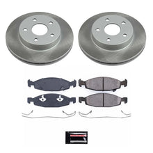 Load image into Gallery viewer, PowerStop Power Stop Semi-Coated Rotor Kit Front fits 1999-2002 Jeep Grand Cherokee Laredo / 2002 Jeep Grand Cherokee Over...