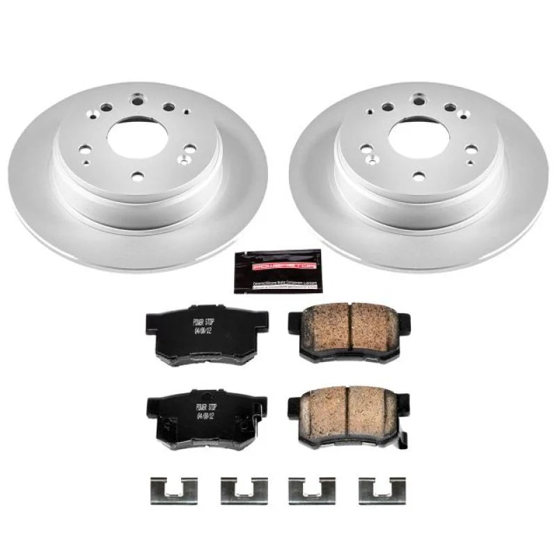 PowerStop Power Stop Z17 Evolution Geomet Coated Brake Kit Rear fits 1999-2003 Acura TL / 2002-2003 Acura TL Type-s / Acur...
