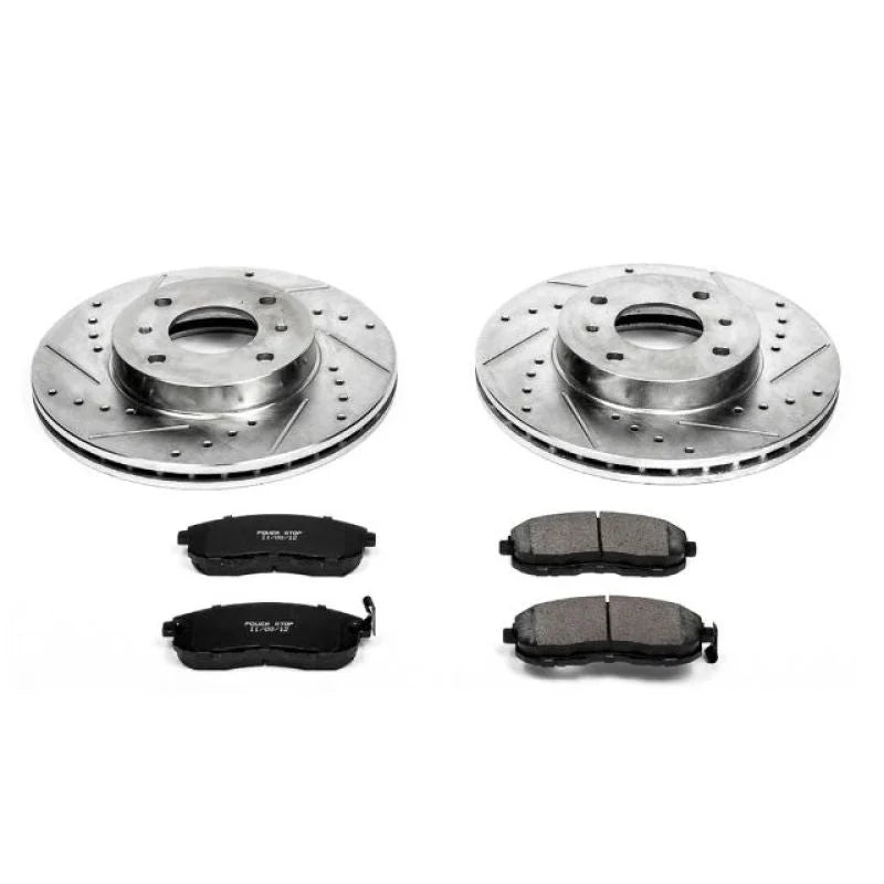 PowerStop Power Stop Z23 Brake Kit Front fits 1999-2002 Infiniti G20 / 1993-2001 Nissan Altima Gle / 2003 Nissan Sentra LI...
