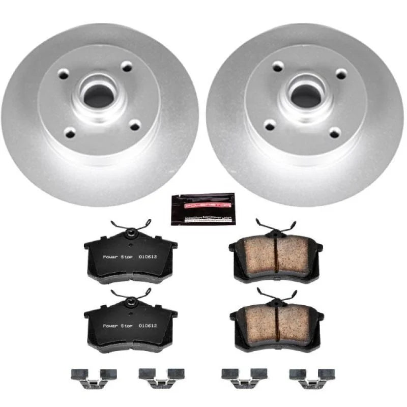 PowerStop Power Stop Z23 Evolution Sport Coated Brake Kit Rear fits 1999-2002 Volkswagen Cabrio / 1985-1999 Volkswagen Gol...