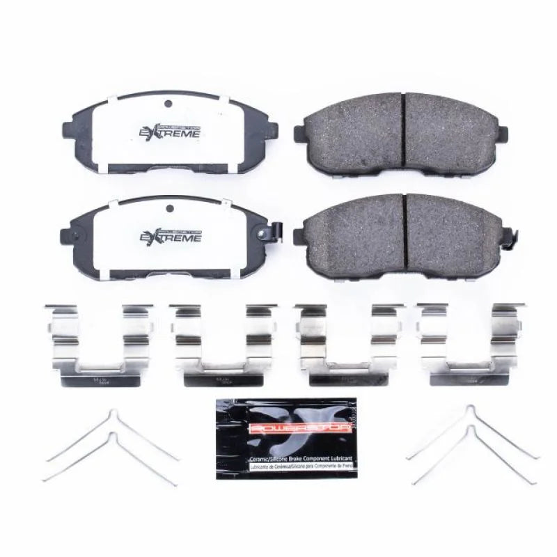 PowerStop Power Stop Z26 Extreme Street Brake Pads w/Hardware Front fits 1999-2002 Infiniti G20 / 1996-1999 Infiniti I30 /...