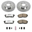 Load image into Gallery viewer, PowerStop Power Stop Z26 Street Warrior Brake Kit Front fits 1999-2001 Nissan Maxima Gle / 2001 Nissan Maxima SE 20TH Anni...