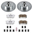 Load image into Gallery viewer, PowerStop Power Stop Z26 Street Warrior Brake Kit Rear fits 1999-2002 Volkswagen Cabrio / 1985-1999 Volkswagen Golf / 1990...