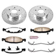 Load image into Gallery viewer, PowerStop Power Stop Z36 Truck &amp; Tow Brake Kit Front fits 1999-2002 Jeep Grand Cherokee Laredo / 2002 Jeep Grand Cherokee ...
