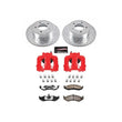 Load image into Gallery viewer, PowerStop Power Stop Z36 Truck &amp; Tow Brake Kit w/Calipers Front fits 1999-2006 Jeep Cherokee / Wrangler