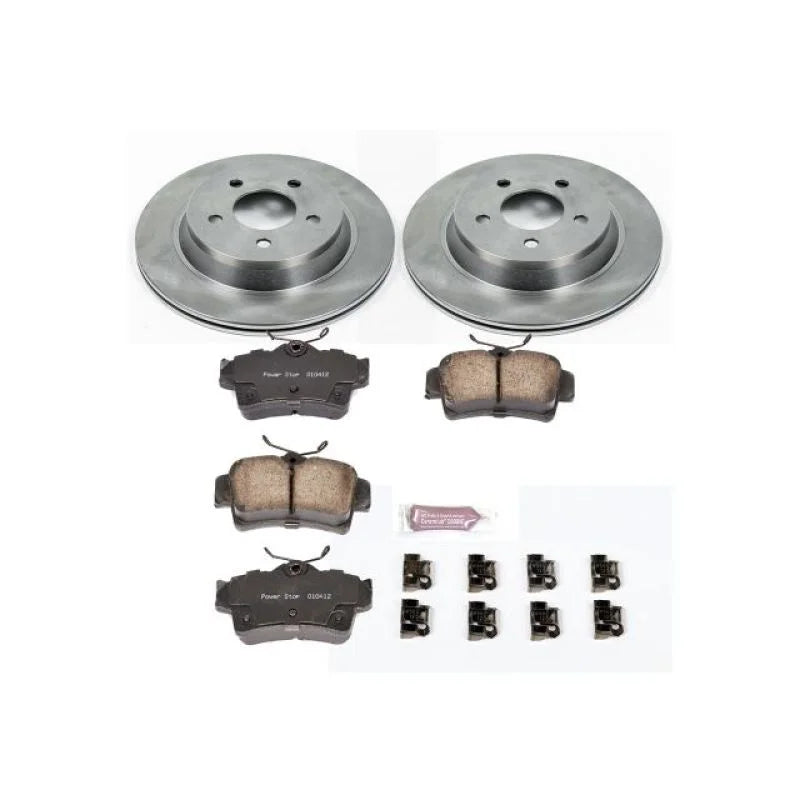 PowerStop Rear Autospecialty Brake Kit fits 1994-1999 / 2001 / 2003-2004 Ford Mustang - Main Product View