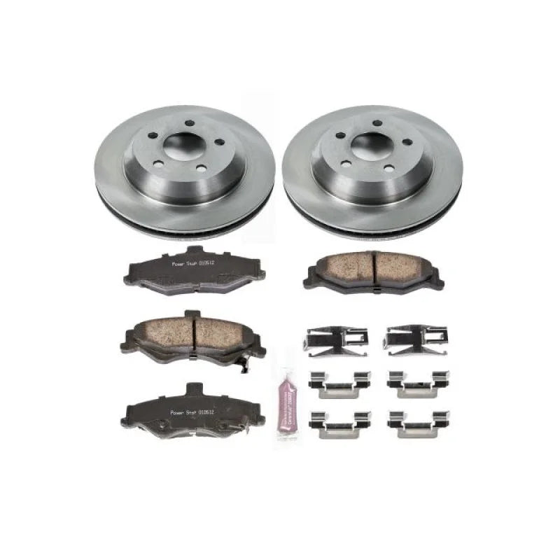 PowerStop Rear Autospecialty Brake Kit fits 1998-2002 Chevrolet Camaro / 1998-2002 Pontiac Firebird - Main Product View