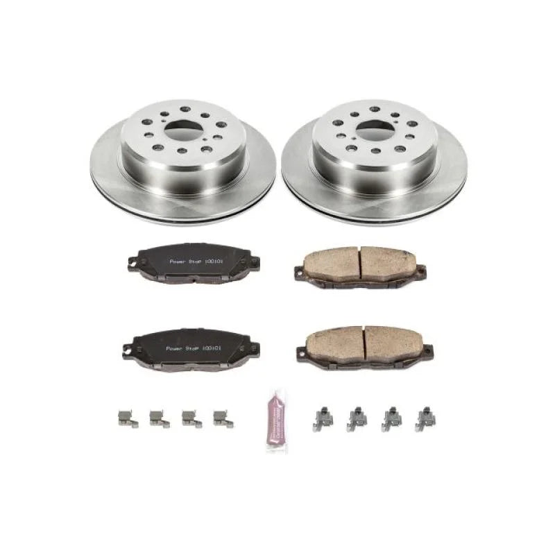 PowerStop Rear Autospecialty Brake Kit fits 1999-2000 Lexus SC300 / 1992-2000 Lexus SC400 - Main Product View