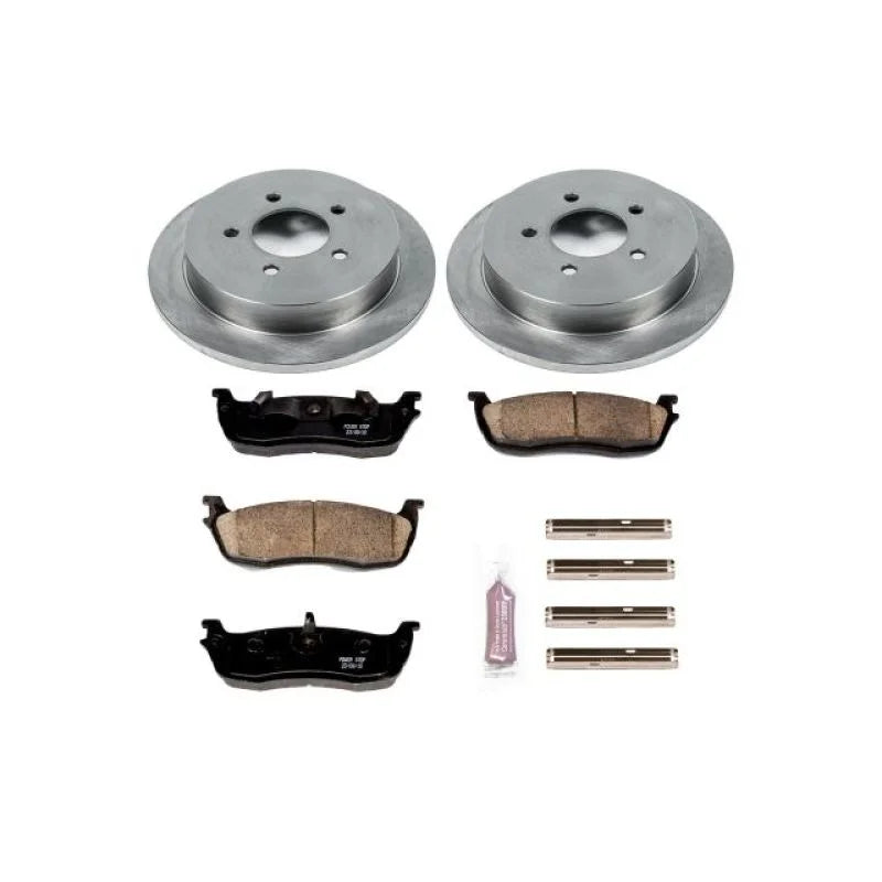 PowerStop Rear Autospecialty Brake Kit fits 2000-2002 Ford Expedition Eddie / 2000 Ford F-150 / 2000-2003 Ford F-150 Harle...