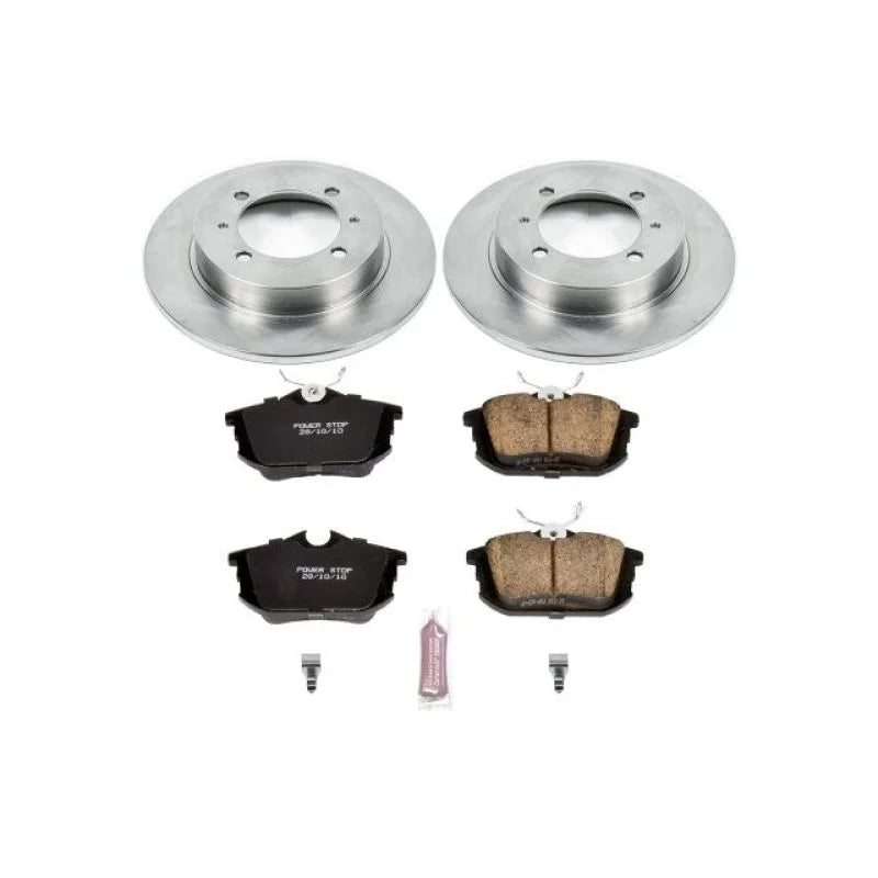 PowerStop Rear Autospecialty Brake Kit fits 2000-2004 Volvo S40 / V40 - Main Product View