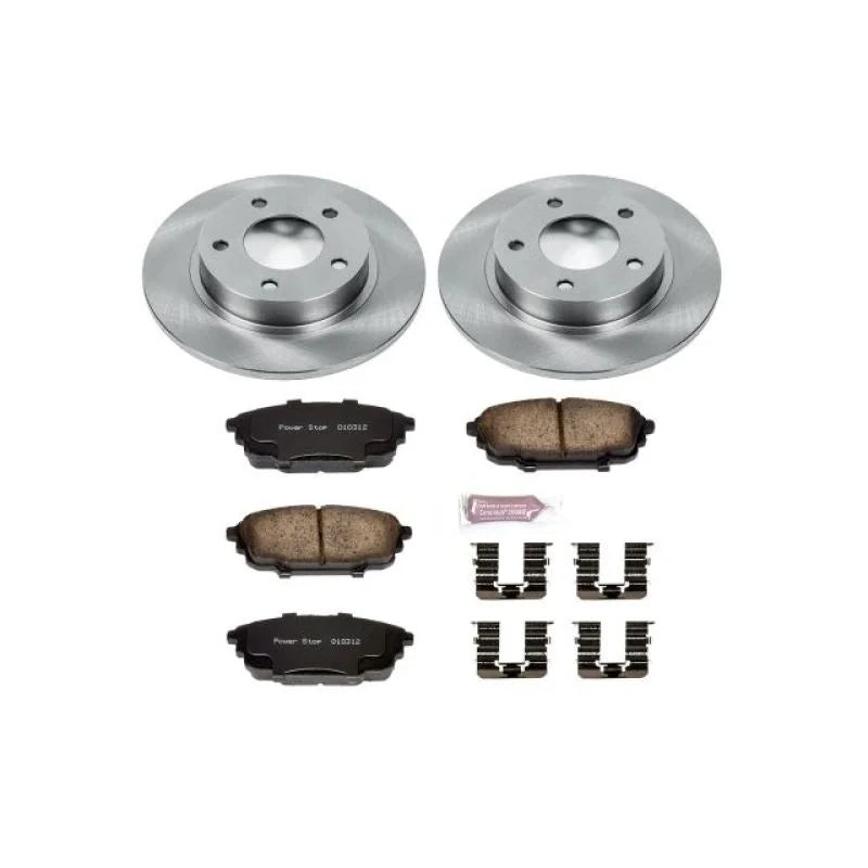 PowerStop Rear Autospecialty Brake Kit fits 2001-2003 Mazda Protege / PROTEGE5 - Main Product View