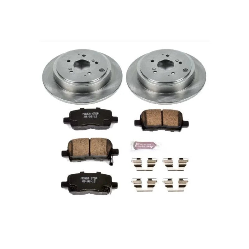 PowerStop Rear Autospecialty Brake Kit fits 2001-2006 Acura MDX / 2003-2008 Honda Pilot EX / 2004-2008 Honda Pilot EX-L / ...