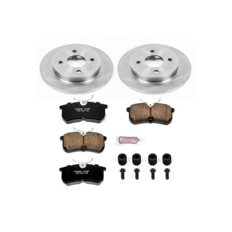 PowerStop Rear Autospecialty Brake Kit fits 2001-2007 2014-2019 Ford Fiesta / Focus - Main Product View