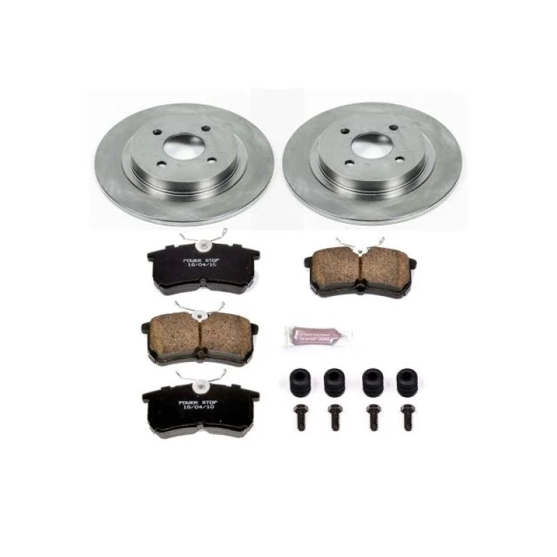 PowerStop Rear Autospecialty Brake Kit fits 2002-2004 Ford Focus SVT - Main Product View