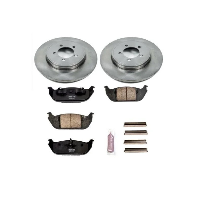 PowerStop Rear Autospecialty Brake Kit fits 2003-2005 Lincoln Aviator - Main Product View