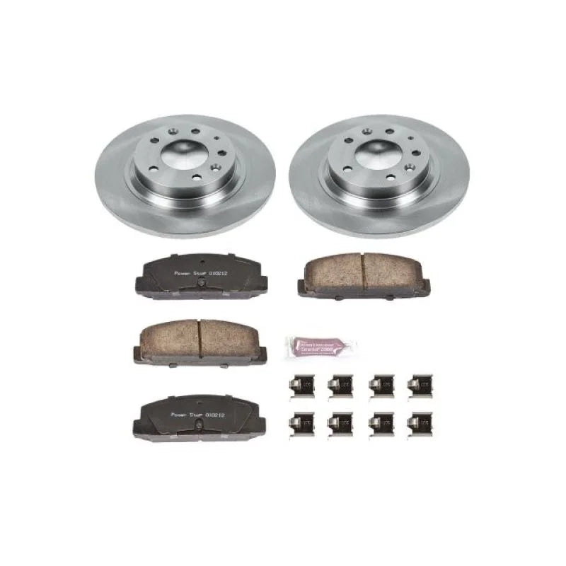 PowerStop Rear Autospecialty Brake Kit fits 2003-2005 Mazda 6 I / 2003 Mazda Protege Mazdaspeed - Main Product View