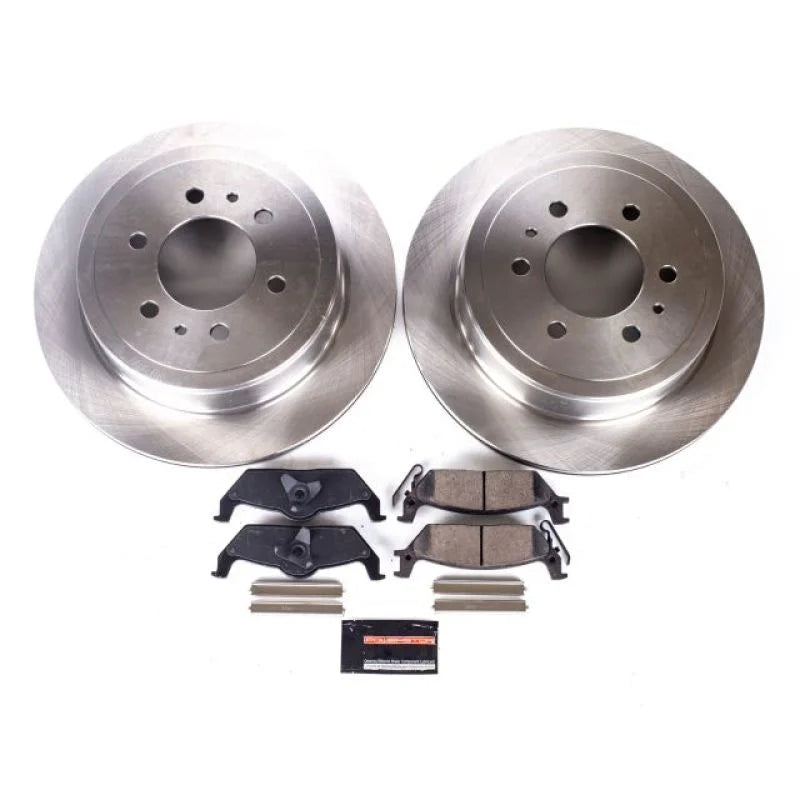 PowerStop Rear Autospecialty Brake Kit fits 2004-2011 Ford F-150 / 2007-2011 Ford F-150 FX2 / 2004-2011 Ford F-150 FX4 / 2...