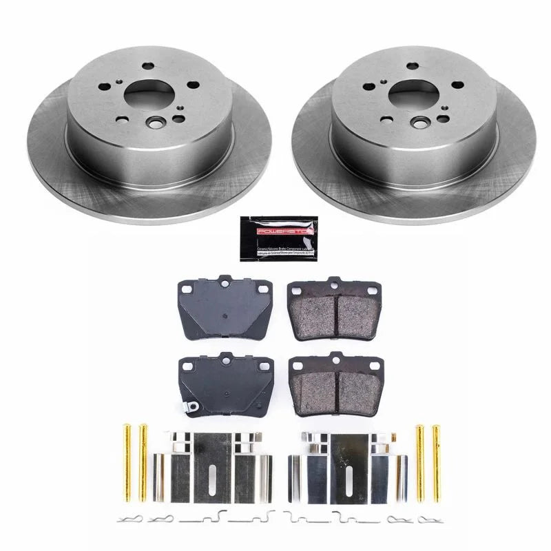 PowerStop Rear Autospecialty Brake Kit fits 2004-2005 Toyota RAV4 / 2005 Toyota RAV4 L
