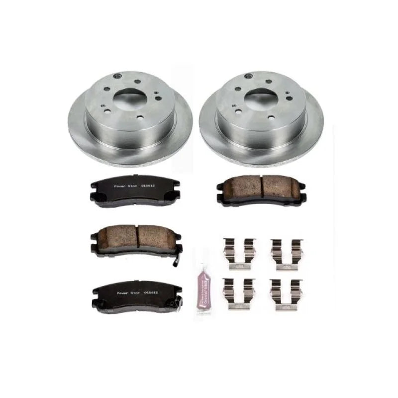 PowerStop Rear Autospecialty Brake Kit fits 2004-2012 Mitsubishi Eclipse / Galant - Main Product View