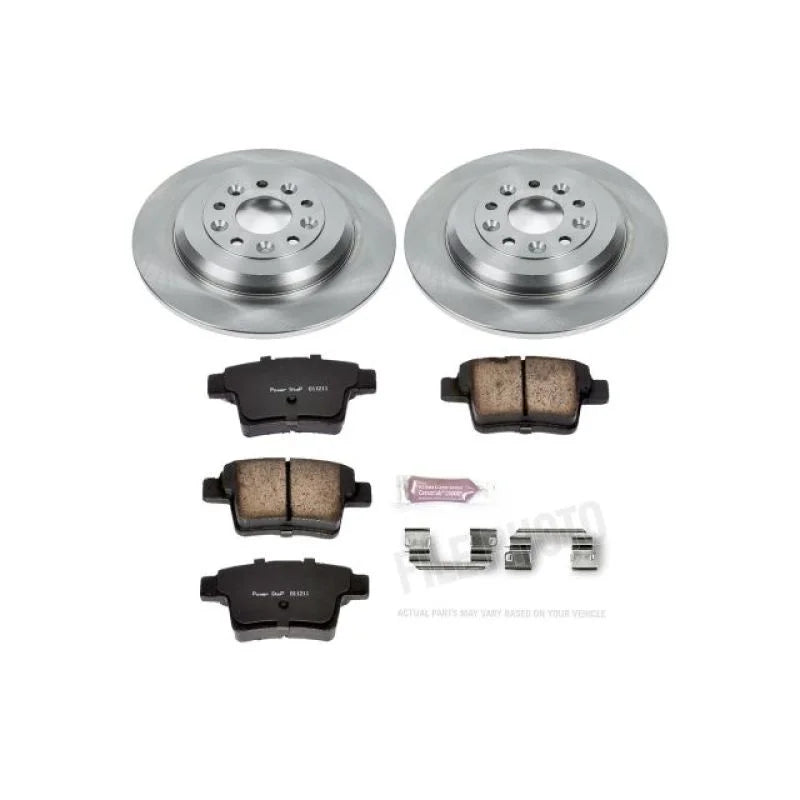 PowerStop Rear Autospecialty Brake Kit fits 2005-2007 Ford Five Hundred / 2005-2007 Ford Freestyle / 2008 2009 Ford Taurus...