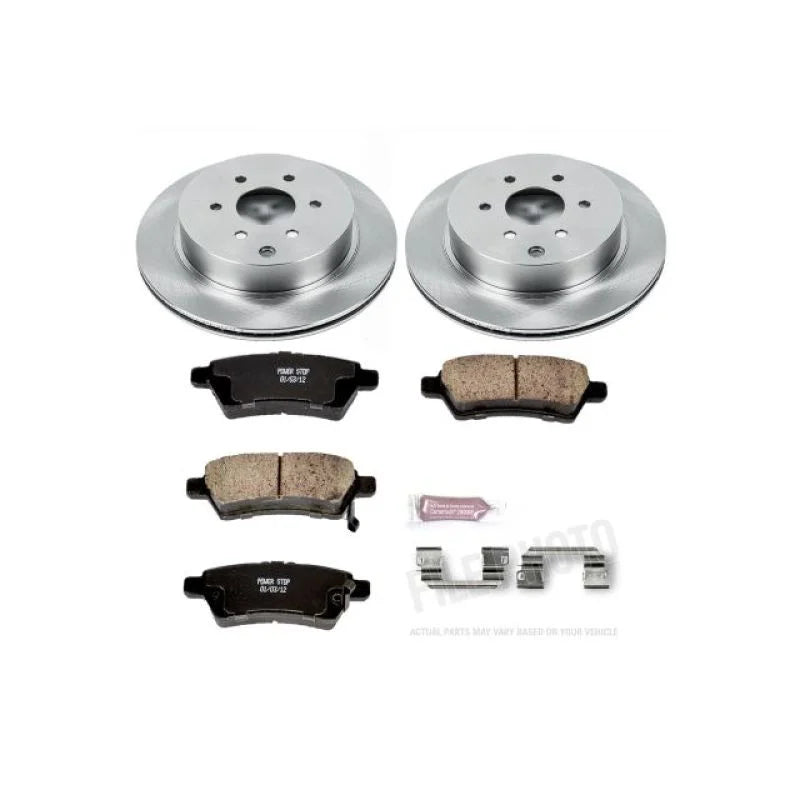 PowerStop Rear Autospecialty Brake Kit fits 2005-2012 Nissan Pathfinder - Main Product View