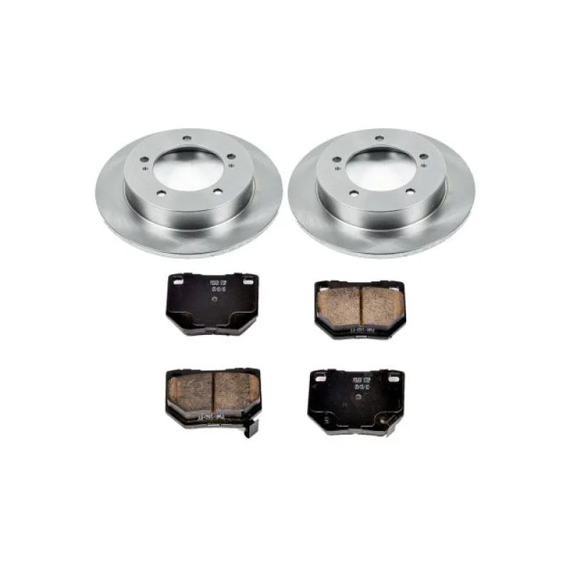 PowerStop Rear Autospecialty Brake Kit fits 2006-2007 Subaru Impreza WRX - Main Product View