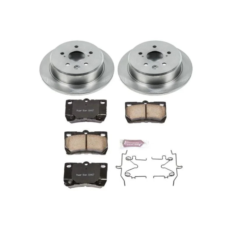 PowerStop Rear Autospecialty Brake Kit fits 2006-2013 Lexus IS250 - Main Product View