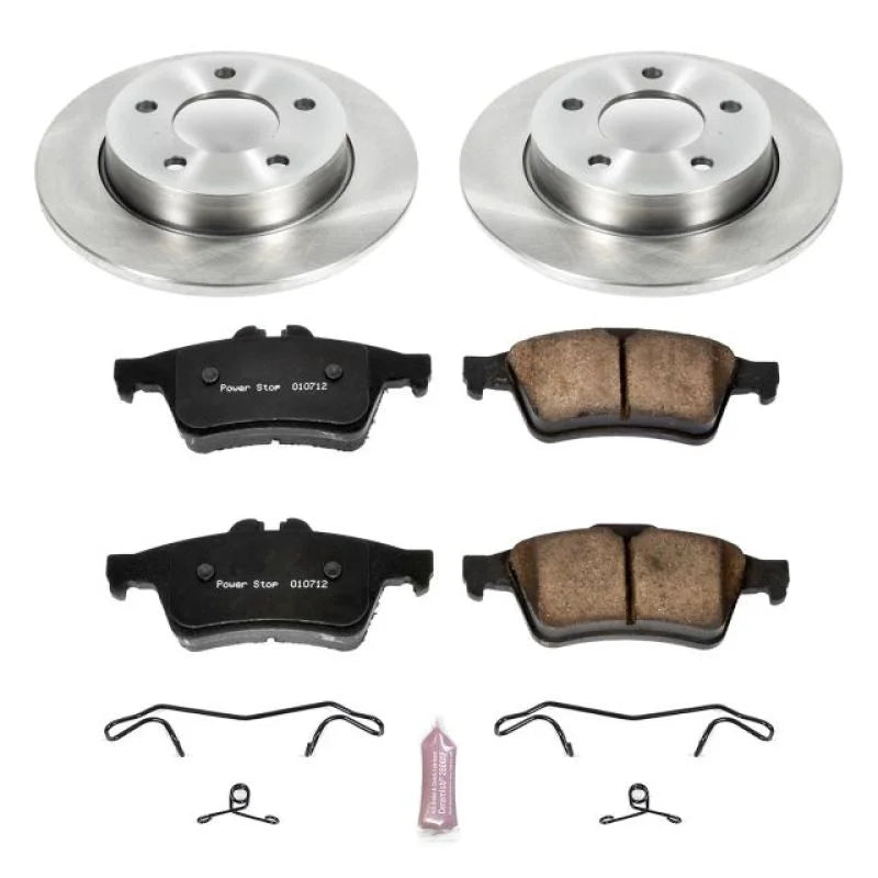 PowerStop Rear Autospecialty Brake Kit fits 2006-2013 Mazda 3 i - Main Product View