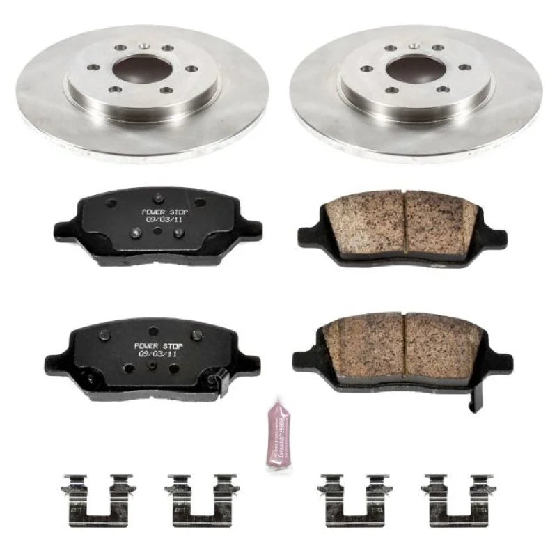 PowerStop Rear Autospecialty Brake Kit fits 2006 Buick Terraza CX / 2006 Chevrolet Uplander / 2006 Pontiac Montana SV6 / 2...