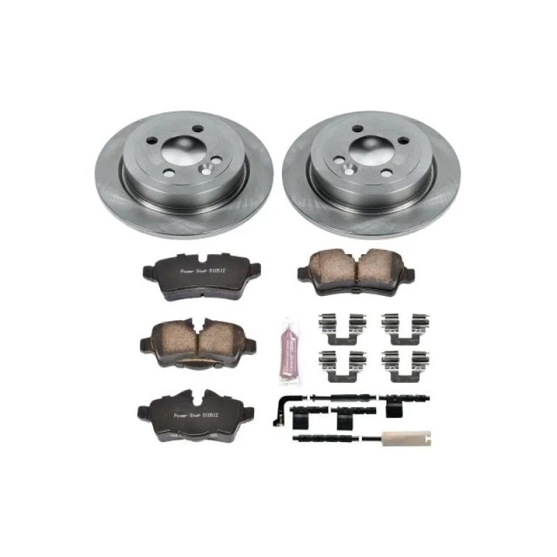 PowerStop Rear Autospecialty Brake Kit fits 2007-2010 Mini Cooper / 2008-2010 Mini Cooper Clubman - Main Product View