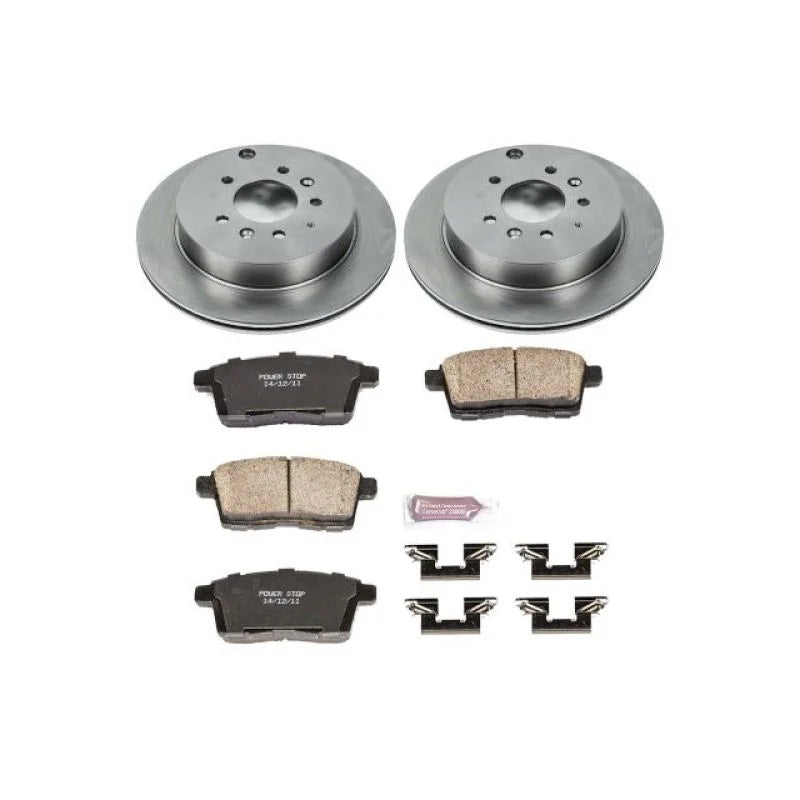 PowerStop Rear Autospecialty Brake Kit fits 2007-2012 Mazda CX-7 / 2007-2012 Mazda CX-7 Grand Touring / 2010-2012 Mazda CX...