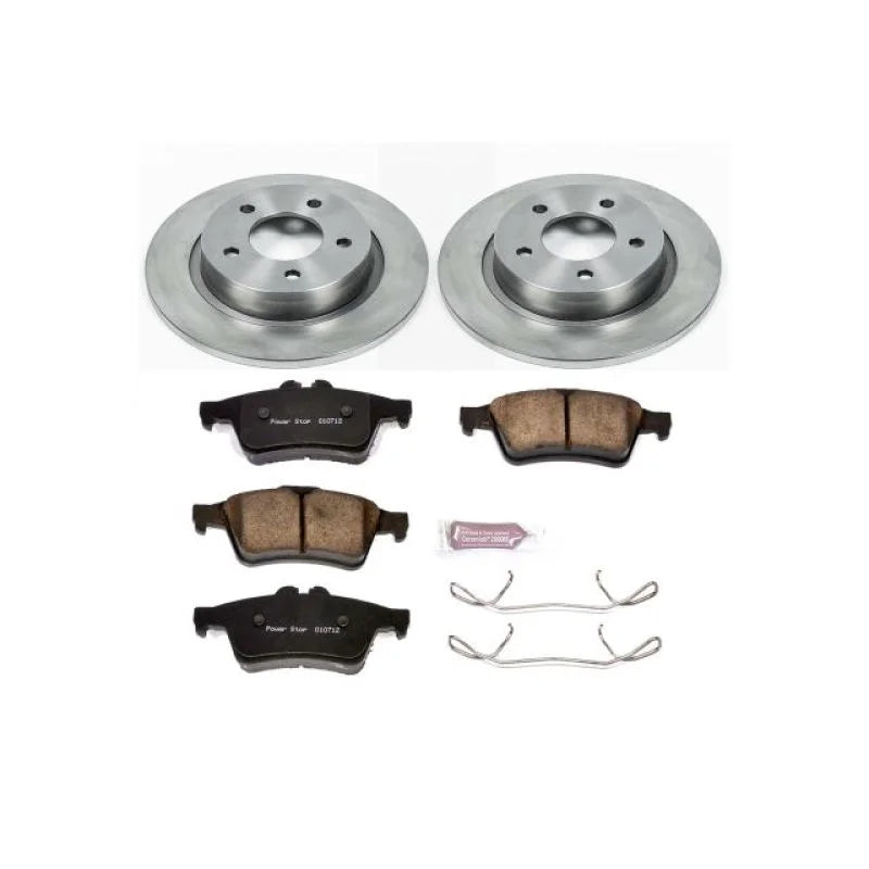 PowerStop Rear Autospecialty Brake Kit fits 2007-2013 Mazda 3 Mazdaspeed / 2004-2013 Mazda 3 S / 2005 Mazda 3 SP23 - Main ...