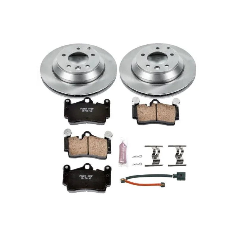PowerStop Rear Autospecialty Brake Kit fits 2007-2015 Audi Q7 / 2009 2010 Audi Q7 TDI / 2004-2010 Porsche Cayenne / 2008-2...