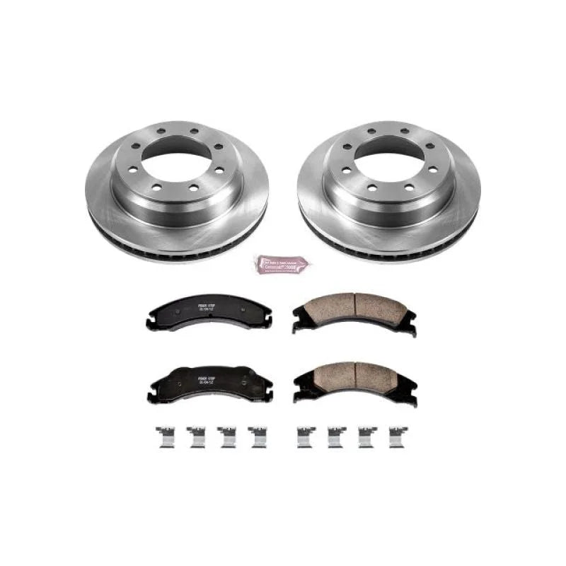 PowerStop Rear Autospecialty Brake Kit fits 2008-2014 Ford E-150 / 2008-2014 Ford E-250 / 2008-2019 2021-2025 Ford E-350 S...