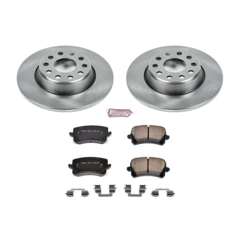 PowerStop Rear Autospecialty Brake Kit fits 2009 Volkswagen Passat / 2009 Volkswagen Passat Komfort - Main Product View