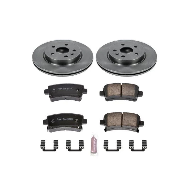 PowerStop Rear Autospecialty Brake Kit fits 2010 Buick Allure / 2012-2016 Buick LaCrosse / 2010 2011 Buick LaCrosse CX / 2...