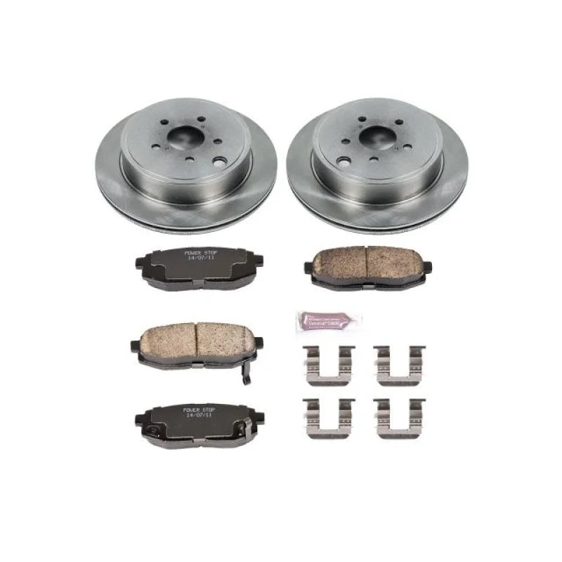 PowerStop Rear Autospecialty Brake Kit fits 2013-2016 Scion FR-S / 2013-2024 Subaru BRZ LIMITED / 2013-2024 Subaru BRZ Pre...
