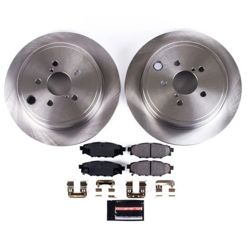 PowerStop Rear Autospecialty Brake Kit fits 2013-2016 Subaru BRZ / 2009-2013 Subaru Forester / 2008-2014 Subaru Impreza / ...