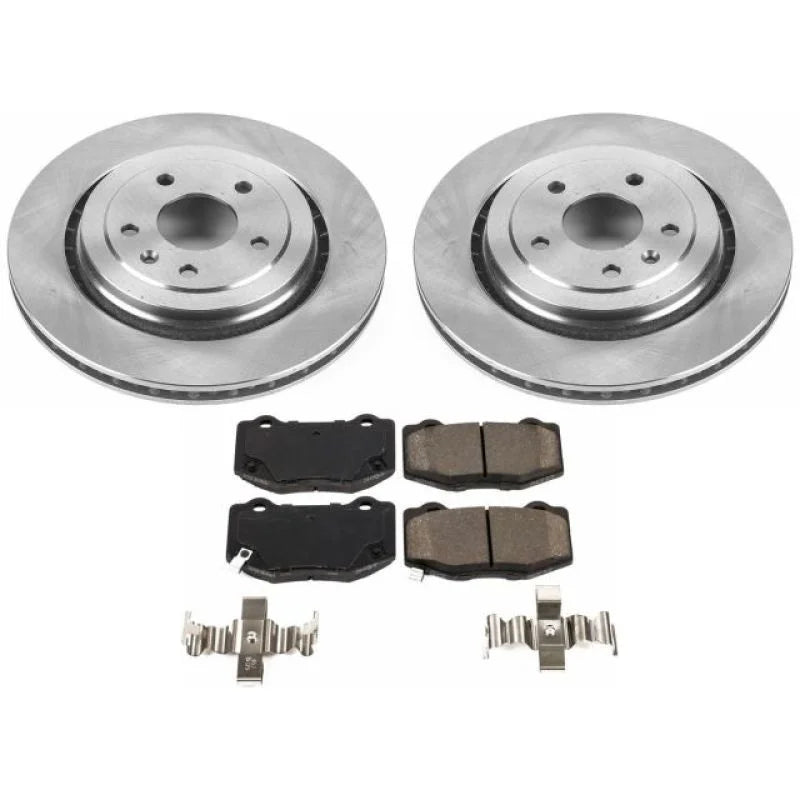 PowerStop Rear Autospecialty Brake Kit fits 2014-2019 Chevrolet Corvette Stingray - Main Product View