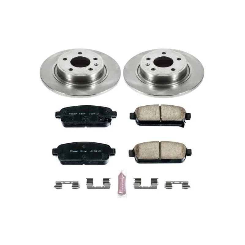 PowerStop Rear Autospecialty Brake Kit fits 2016-2019 Buick Cascada / 2012-2017 Buick Verano / 2012-2016 Buick Verano Conv...