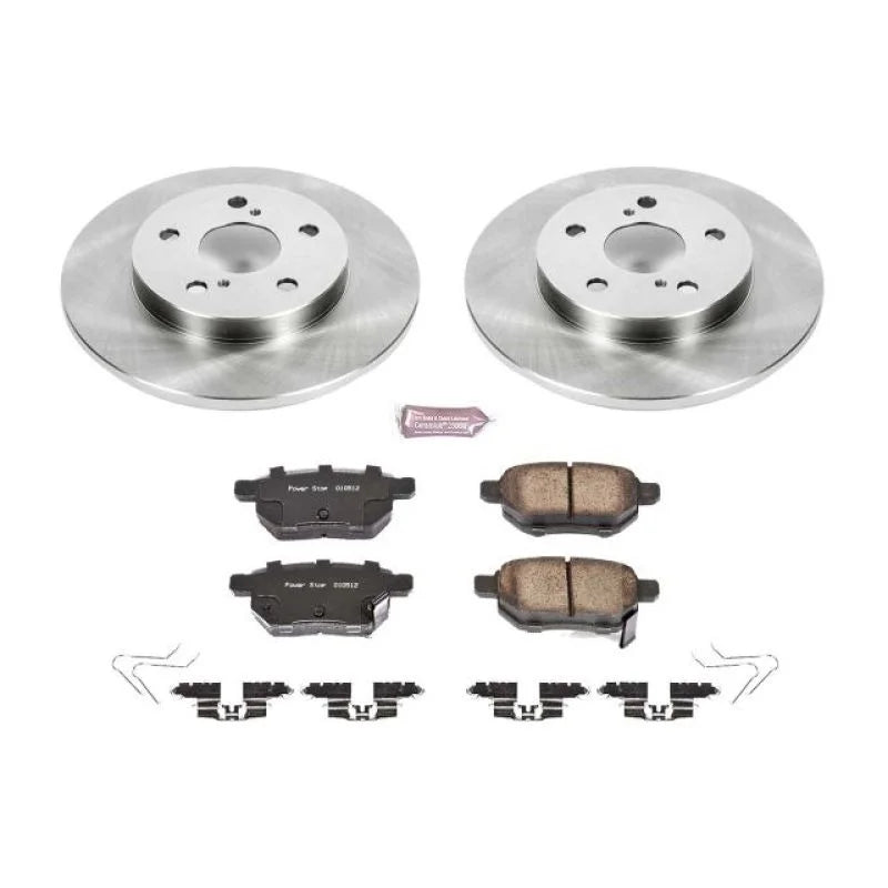 PowerStop Rear Autospecialty Brake Kit fits 2016 Scion im / 2017-2018 Toyota Corolla im - Main Product View