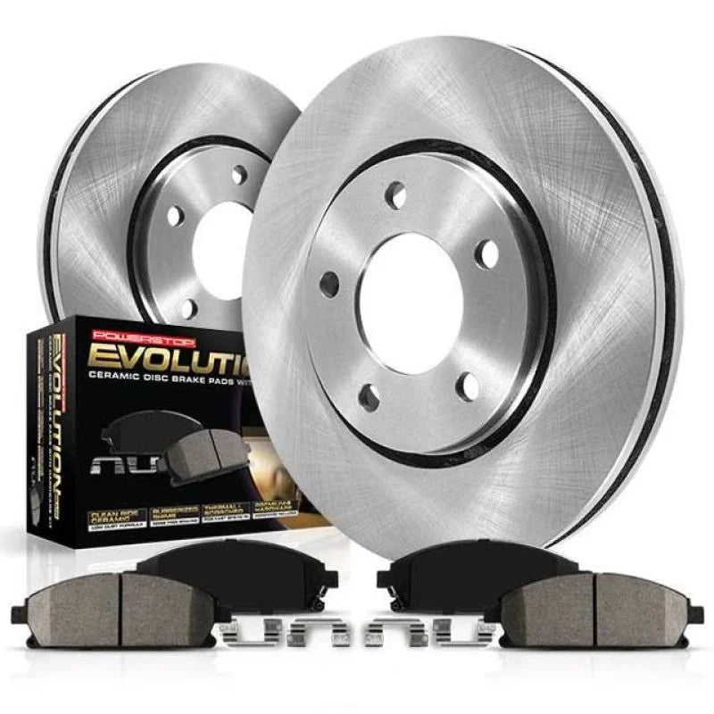 PowerStop Rear Autospecialty Brake Kit fits 2017-2020 Acura MDX - Side View