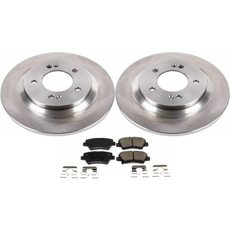 PowerStop Rear Autospecialty Brake Kit fits 2018-2020 Hyundai Elantra GT / 2015 Hyundai Sonata LIMITED / 2014-2016 Kia Cad...