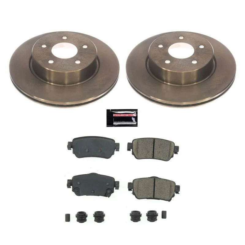 PowerStop Rear Autospecialty Brake Kit fits 2018-2025 Nissan Leaf / 2018-2020 Nissan Rogue / 2019-2021 Nissan Rogue SPORT