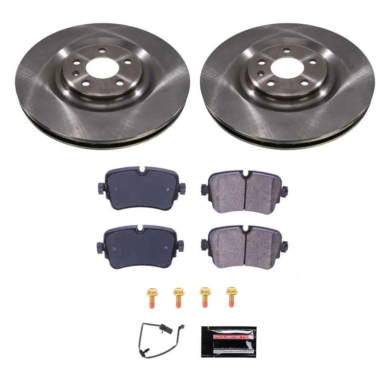 PowerStop Rear Autospecialty Brake Kit fits Audi A8 / 2019-2020 Audi A8 Quattro / 2017-2020 Audi Q7 / 2019-2020 Audi Q8 / ...