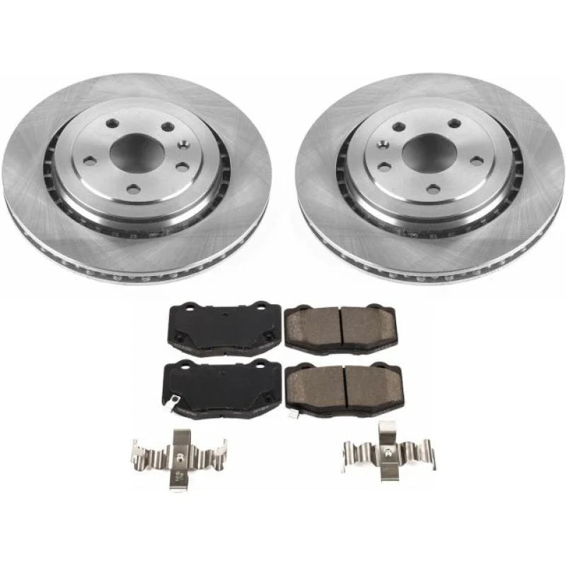 PowerStop Rear Autospecialty Brake Kit fits Cadillac ATS / 2016-2018 Cadillac ATS V / 2016-2023 Chevrolet Camaro SS - Main...