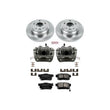 Load image into Gallery viewer, PowerStop Rear Autospecialty Brake Kit w/Calipers fits 1996-1998 Acura RL / 1998 Acura RL SE / 1995-1998 Honda Odyssey EX ...