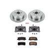 Load image into Gallery viewer, PowerStop Rear Autospecialty Brake Kit w/Calipers fits 2004-2008 2010 2011 Mitsubishi Endeavor